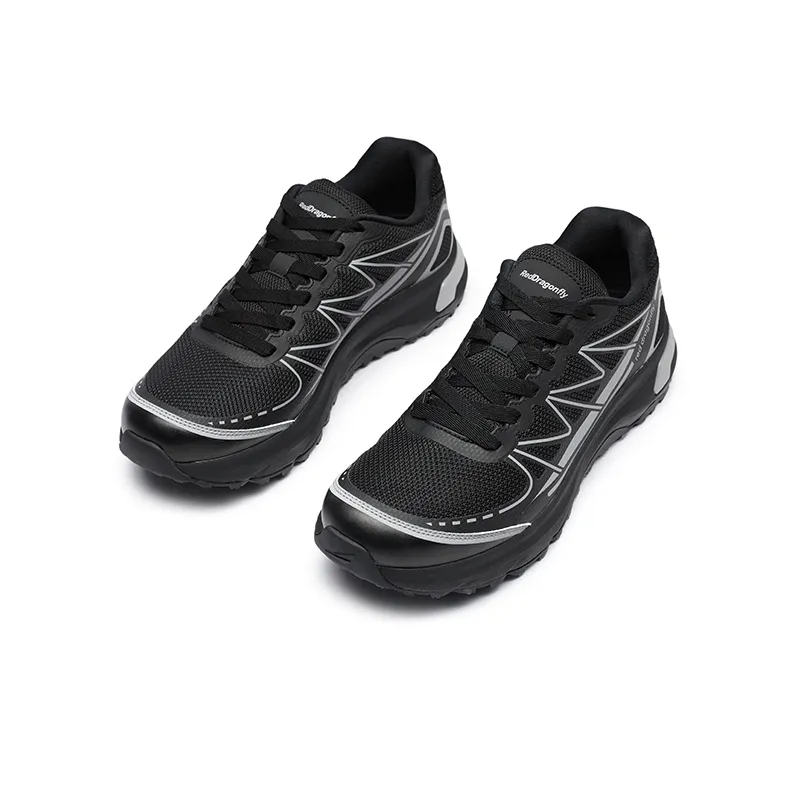 RED DRAGONFLY Slip Resistant Cushioning Wear Resistant Support Height Increasing Low Top Casual Shoes Unisex-13