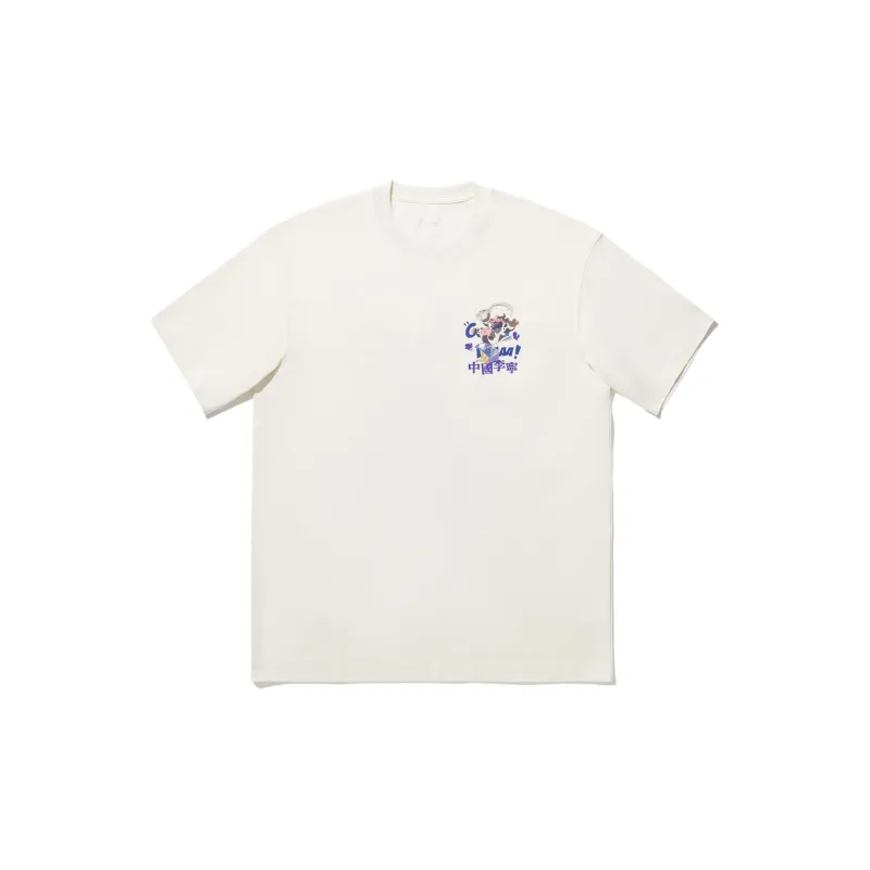LiNing x LEAGUE OF LEGENDS T Shirt Unisex Ecru-1