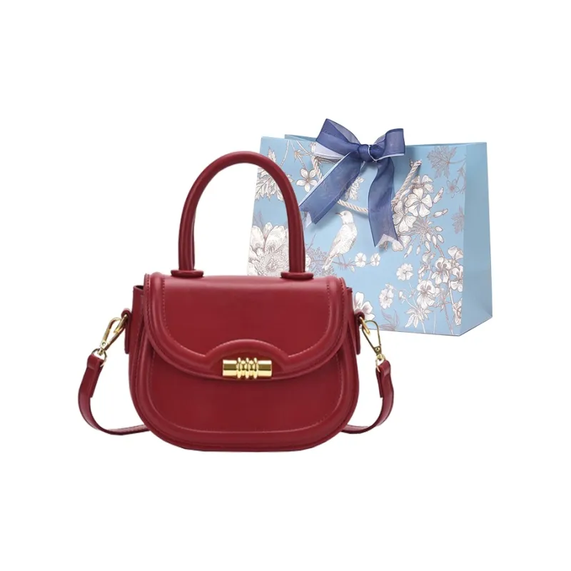REDOO PU One Shoulder Handbag Women's Cream White-9