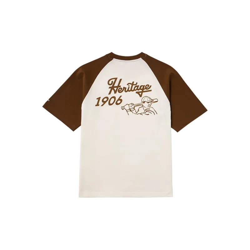 Mizuno HERITAGE Series Raglan Sleeve T Shirt Unisex-1