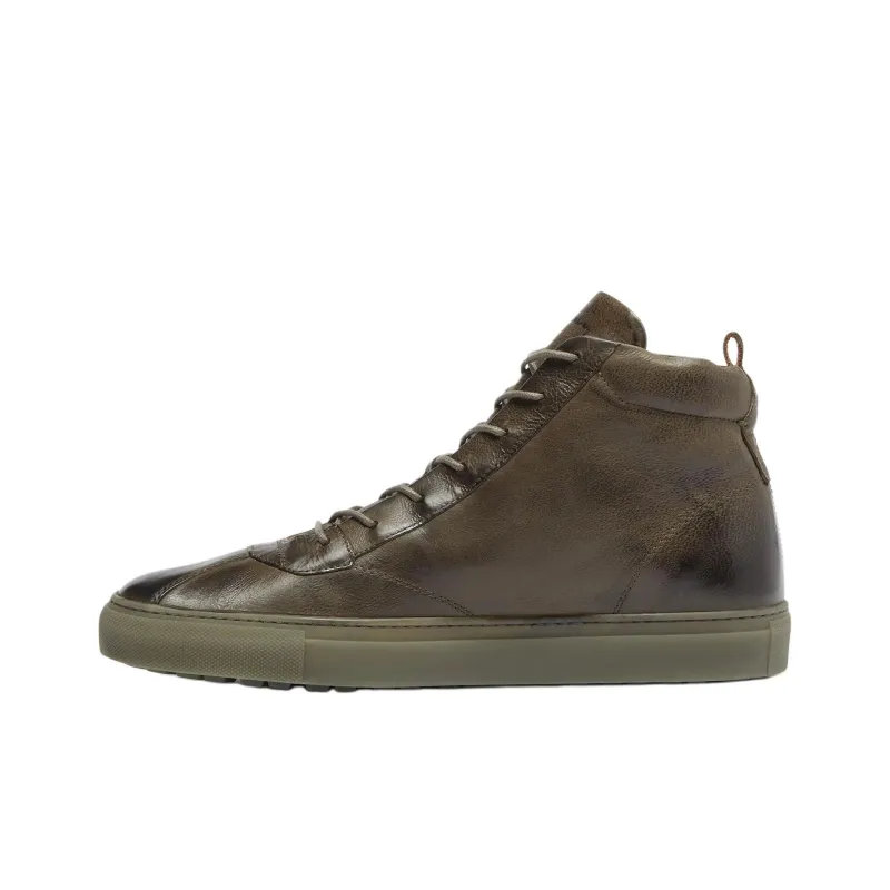 Oliver Sweeney High-Top Skateboard Shoes Men's Green-0