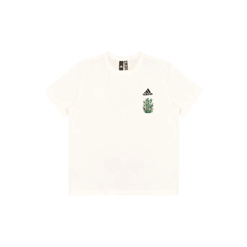Adidas T Shirts Unisex White-1