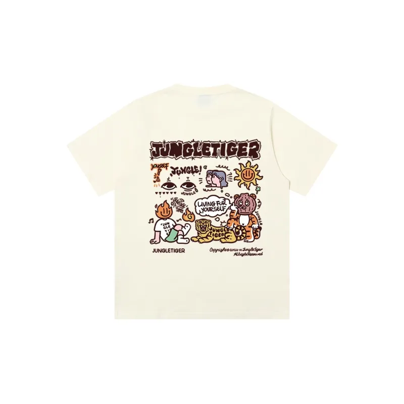 JUNGLE TIGER T Shirts Unisex-3