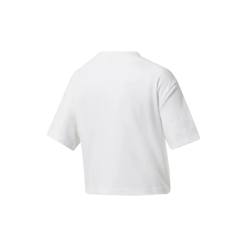 Reebok Cl Pf Big Logo Tee T-Shirt Women's White-1