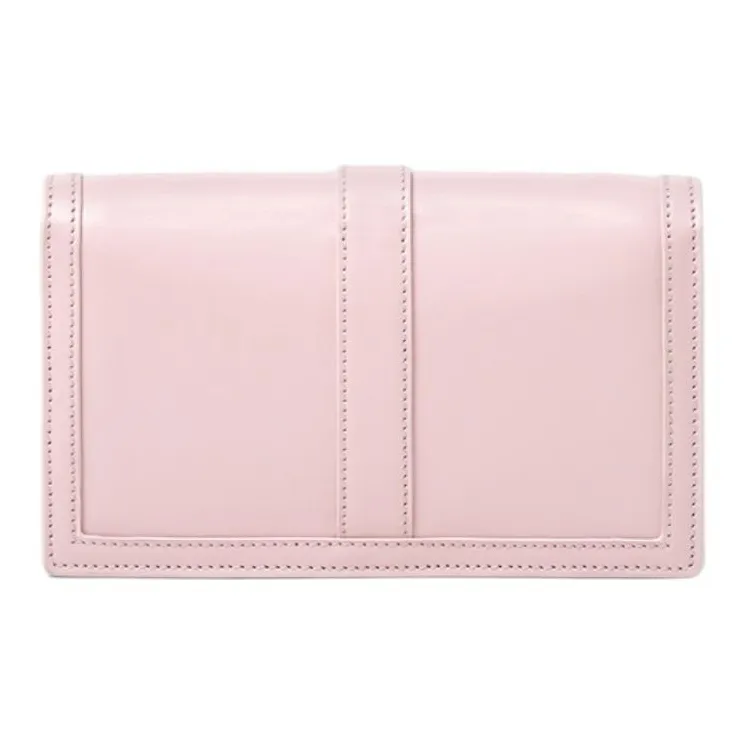 FANSIZHE Greca Goddess Cow Leather Clutch Small Size Women's Pink-2