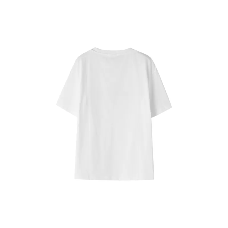 【dme】 T Shirt Women's Navy Blue-3