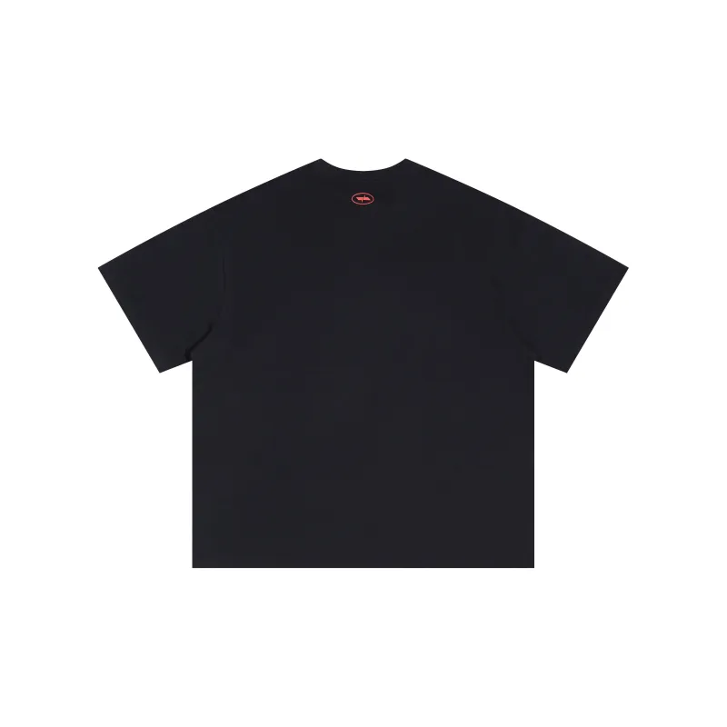 WILDX Summer Basic LOGO Short Sleeved T Shirts Unisex-30