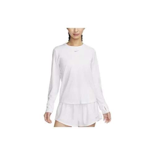 Nike Drop Shoulder Sleeve T Shirt Women's White