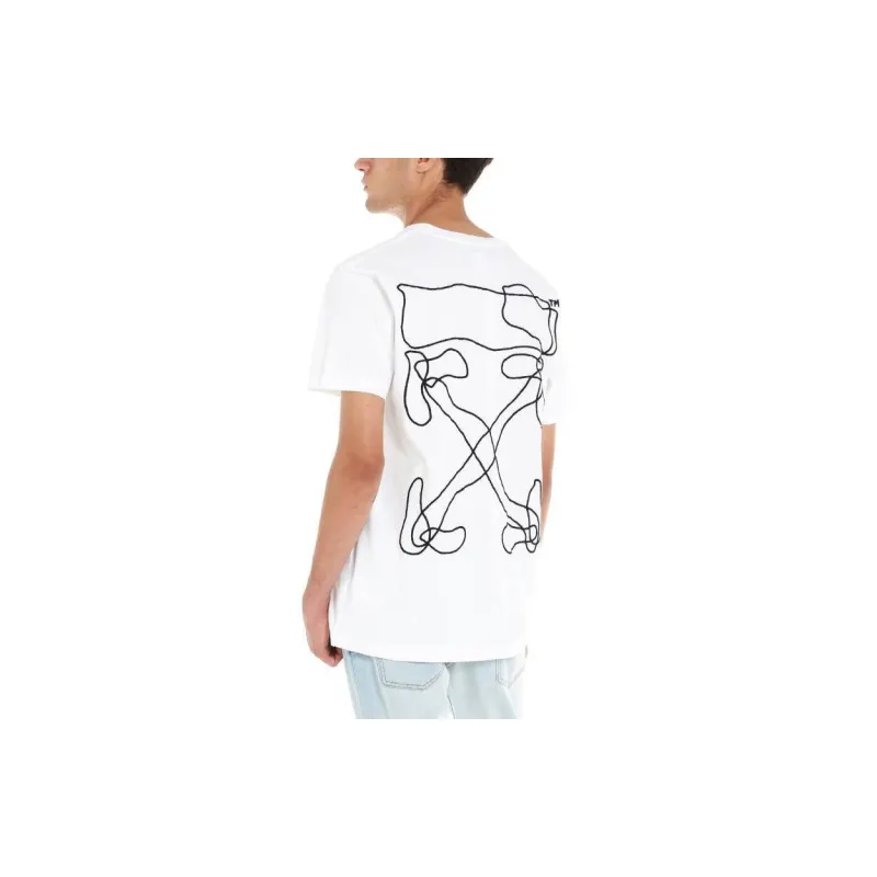 OFF WHITE T Shirt Regular Fit Men's White-1