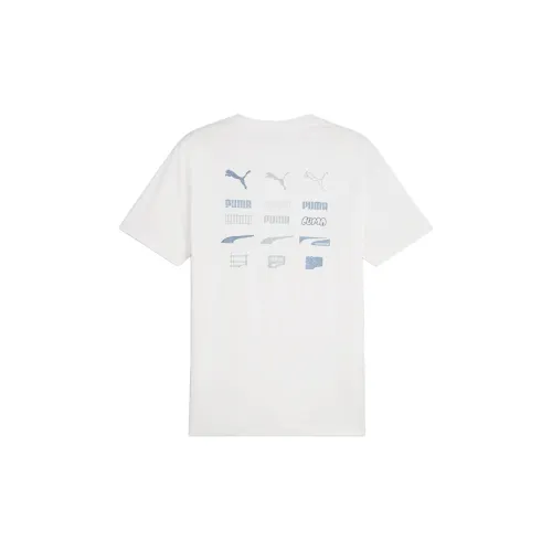 PUMA CLASSICS BRAND LOVE Graphic T-Shirts Men White