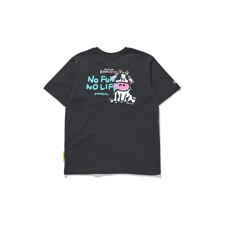STAYREAL Crew Neck Short Sleeved T Shirts Unisex-2