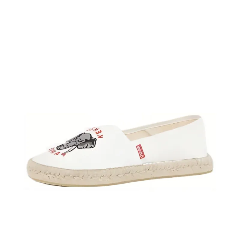 KENZO Elephant Logo-embroidered Espadrilles-0