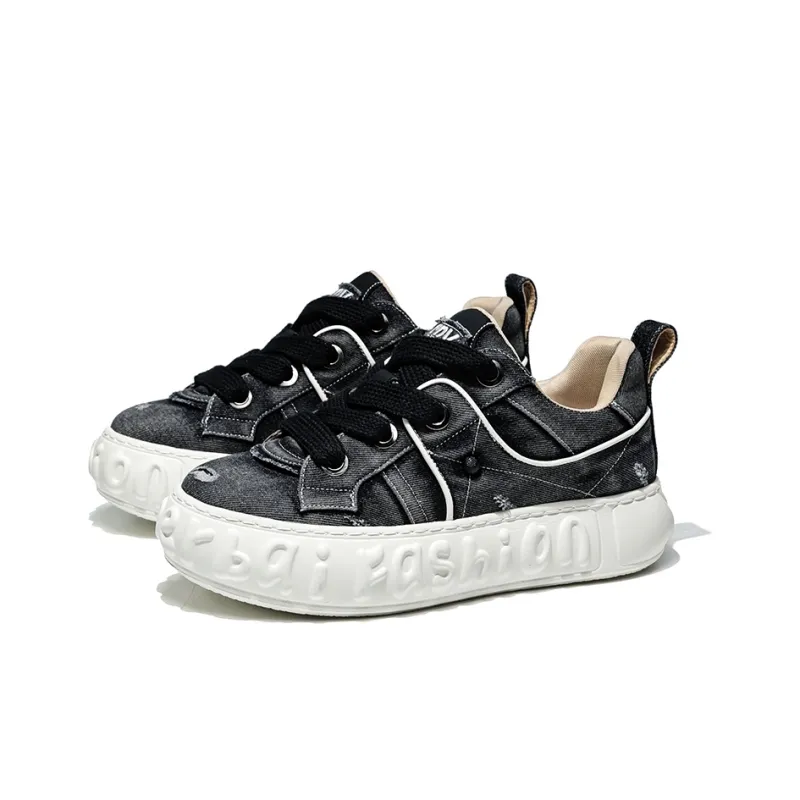 MOERBAI Breathable Lightweight Height Increasing Low-Top Casual Shoes Men's-2