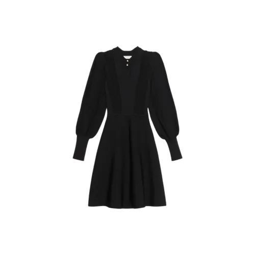 Sandro Long-Sleeved Dresses Women's Black