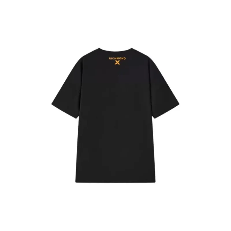 JOHN RICHMOND Letter Patterned Print Crew Neck Short Sleeved T Shirt Men's-2