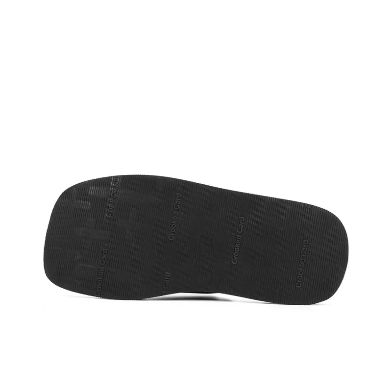 CROOKED CARD Slide Slippers Unisex-5