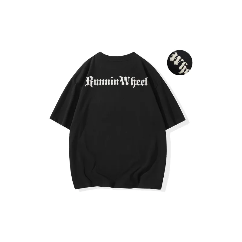 RUNNINWHEEL T Shirts Unisex-5