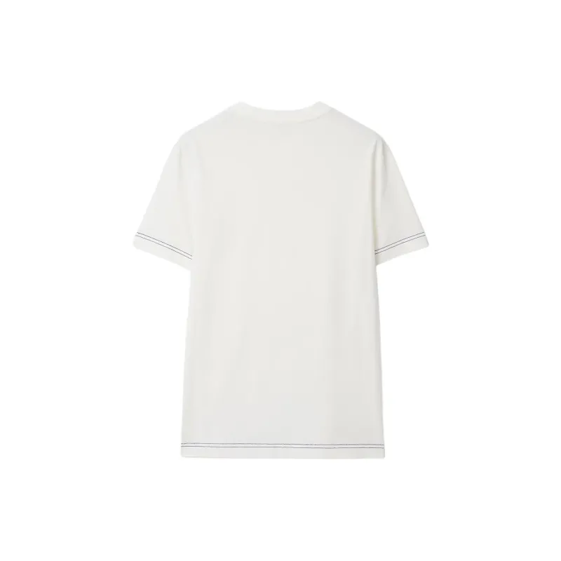 Burberry Logo Detailed Crewneck T Shirt-1