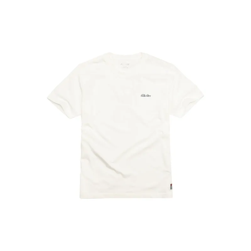 AKCLUB Free Cuba Series Short Sleeved T Shirts Men's Ecru-1