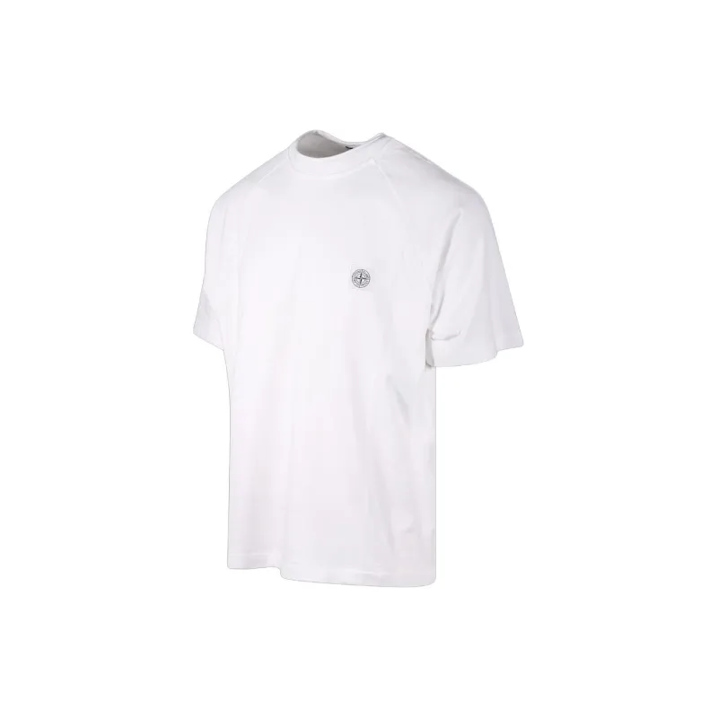 STONE ISLAND Logo Patch Crewneck T Shirt-2