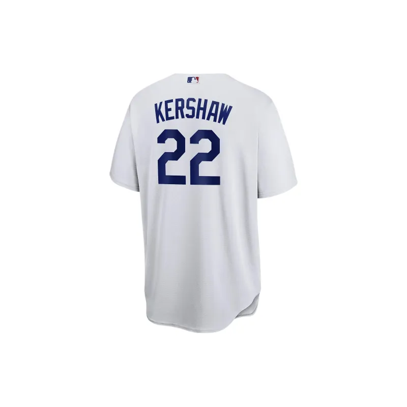 Nike MLB Los Angeles Dodgers Clayton Kershaw T Shirt Men's White-1