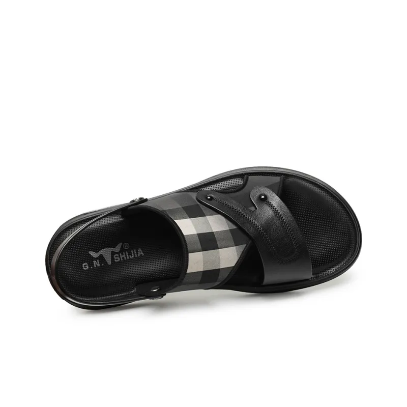 G.N.SHIJIA Beach Sandals Men Black-3