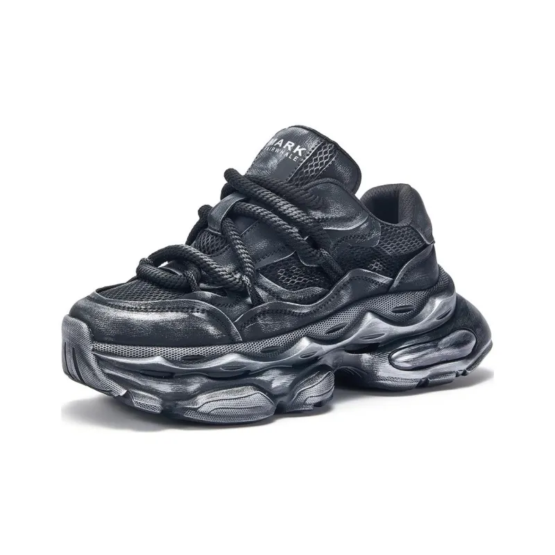 FAIRWHALE Wear resistant, Lightweight, Breathable, And Non slip. Low Top Chunky Sneakers Men's-7