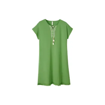 Song Qianya Nightgown Women's Green