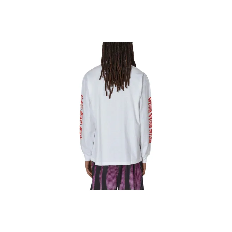 Umbro x Slam Jam Drop Shoulder Sleeve T-Shirt Men's White-1