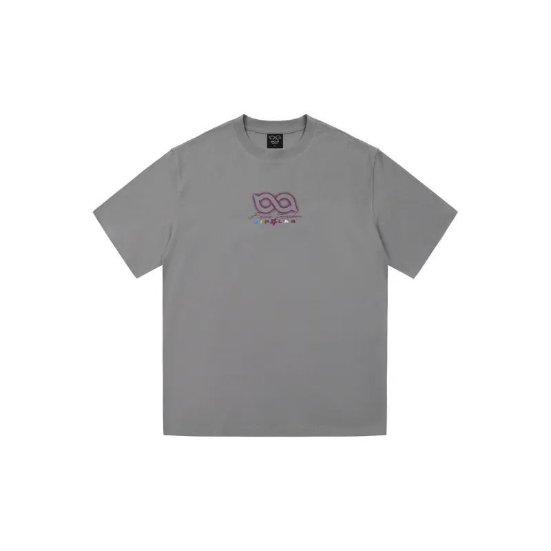 BIPOLAR Short Sleeved T Shirts Unisex Black Gray Apricot-4