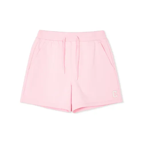 MLB Cleveland Guardians Casual Shorts Women's Light Pink