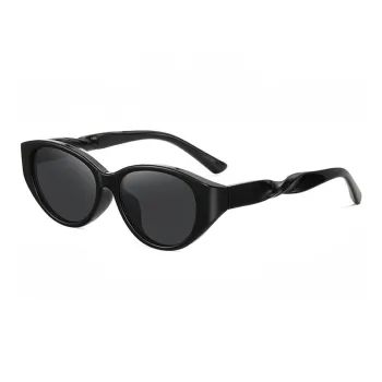 PRETTYALLUSION TR90 Oval Sunglasses Unisex