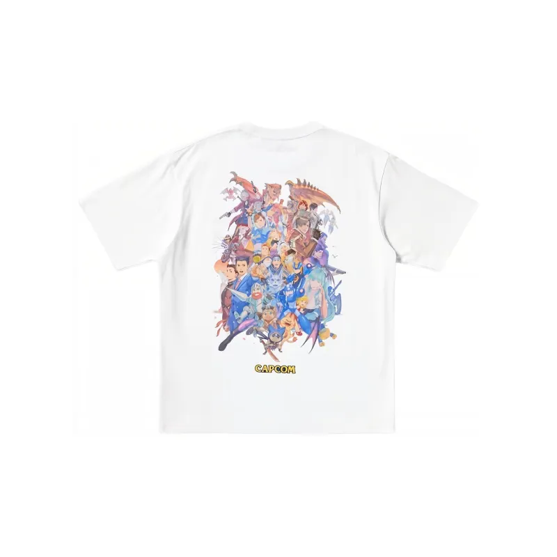 UNIQLO x Kosuke Kawamura X Capcom T Shirt Unisex White-1