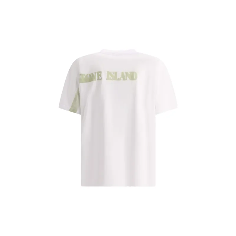 STONE ISLAND T Shirt Unisex White-1