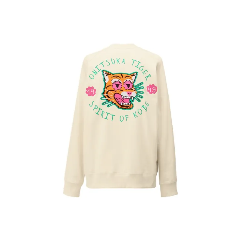 Onitsuka Tiger Sweatshirt Unisex Ecru-1