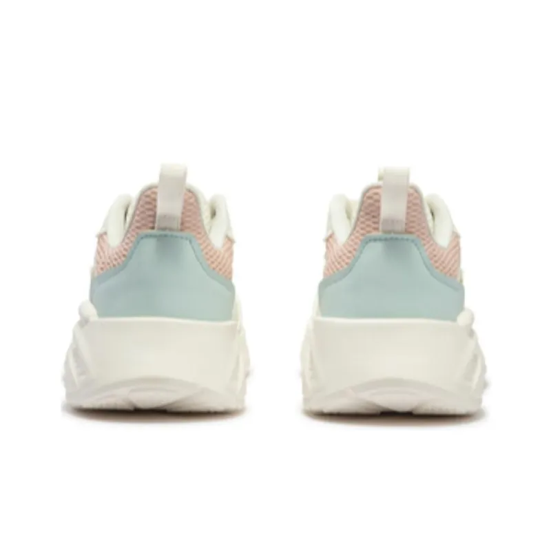 361° Life Collection Anti Slip Wear Resistant Low Top Casual Shoes Women's White Pink Blue-3