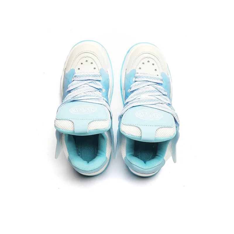 OUBT Fashion Trend, Platform Height Increase Low Top Skateboard Shoes Unisex-13