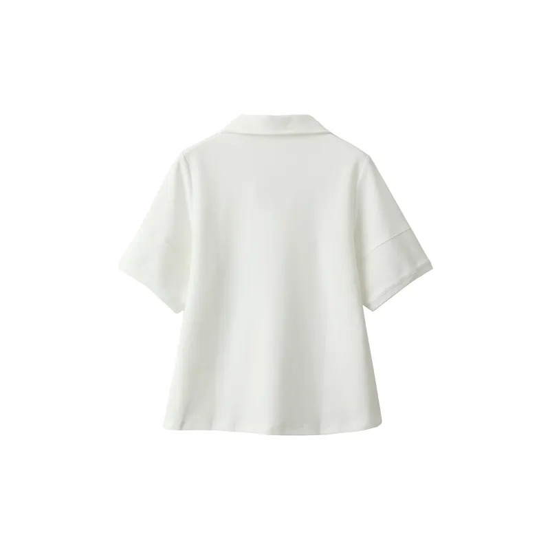 Huagaa T Shirts Women's White-1