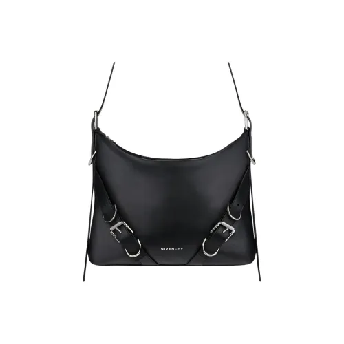 GIVENCHY Voyou Soft Grained Cow Leather Shoulder Bag Crossbody Bag Men's Black