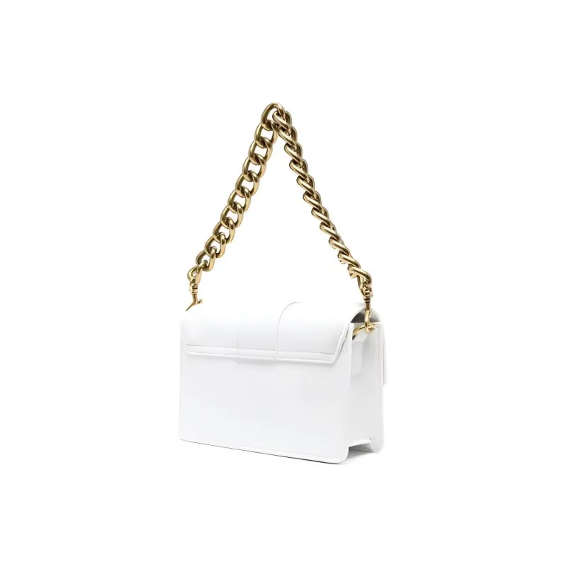 VERSACE JEANS COUTURE Polyurethane Portable Crossbody Bag, Shoulder Bag Women's White-5