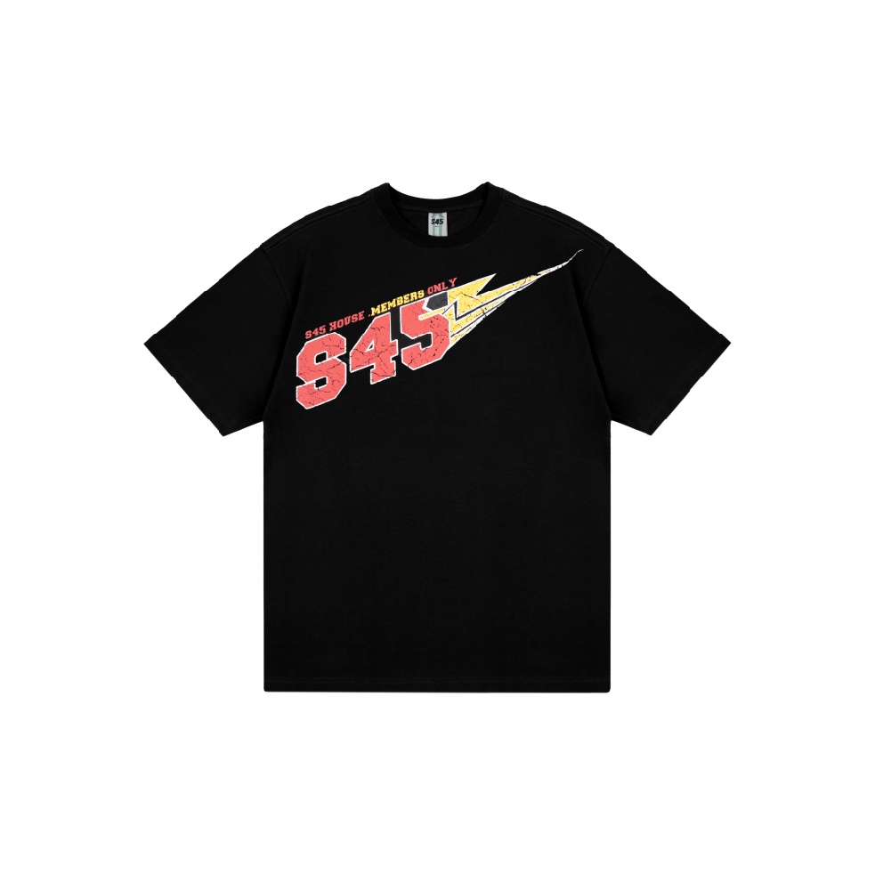 Gojina Dyed Neck Logo Tee by Acne Studios- La Garçonne
