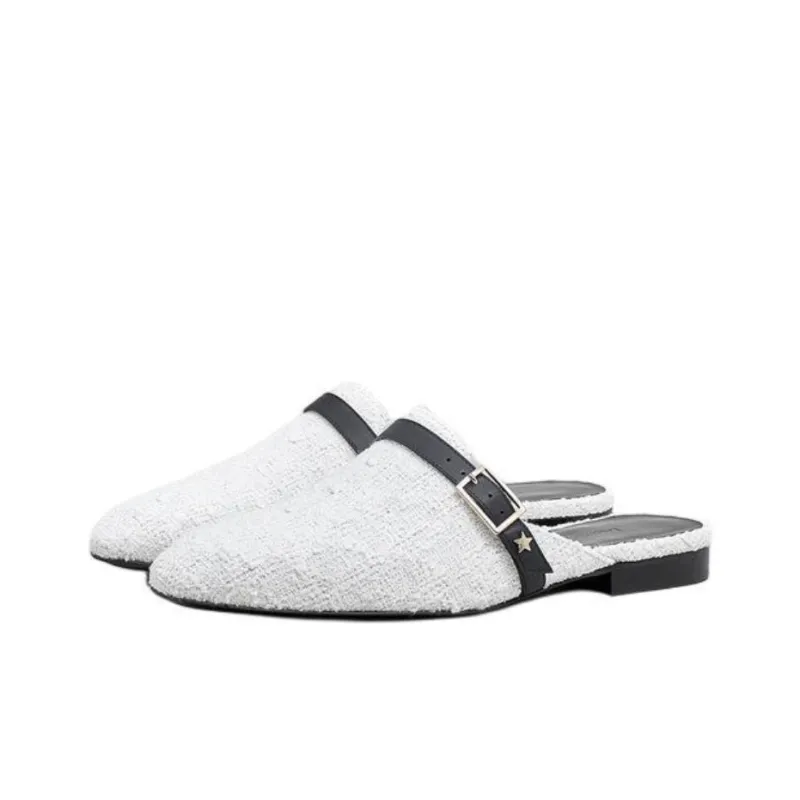 LORENA ANTONIAZZI Wrap-toe Slippers Women's White-2