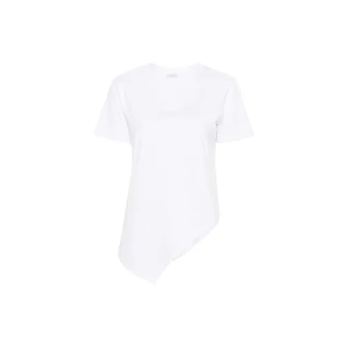 Patrizia Pepe Asymmetric-hem Cotton T-shirt