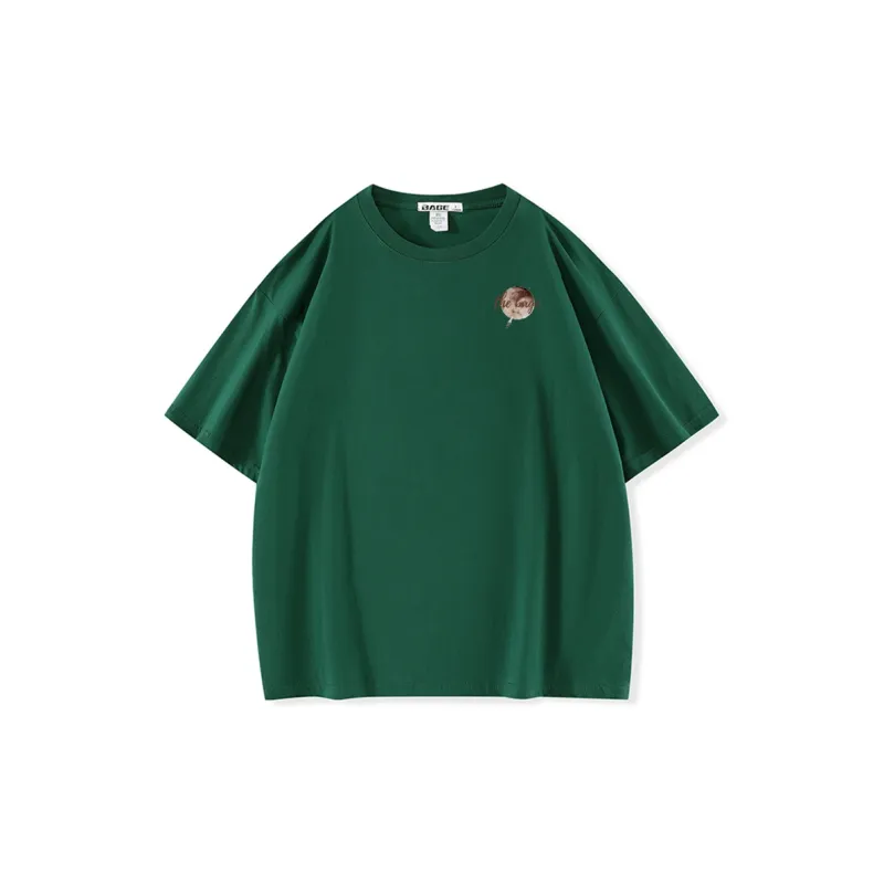 BAGE Drop Shoulder Sleeve T Shirt Men's-14
