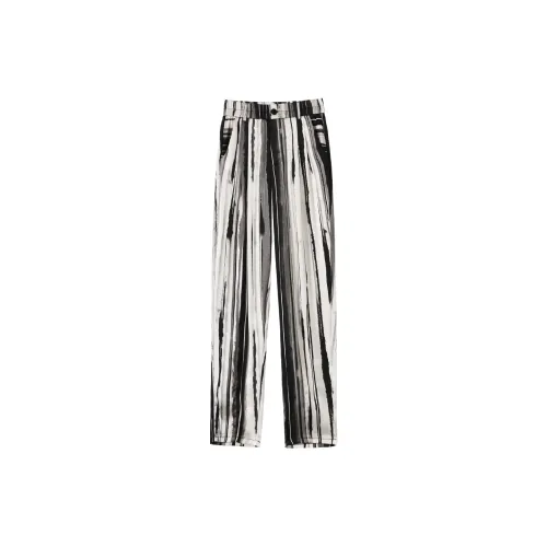 0571 family Casual Pants Women's Vertical Stripes