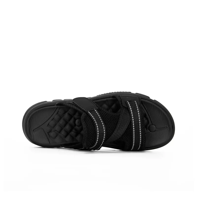 Banas Foam Sole Leather Patchwork Slip-Resistant Slide Slippers Men's-2