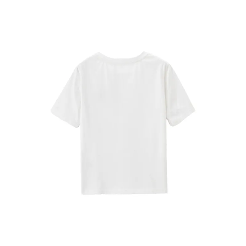 XIANGYING T Shirt Women's White-1