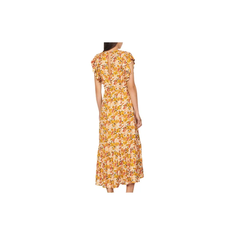 Sandro Short-Sleeved Dresses Women's Brown-1