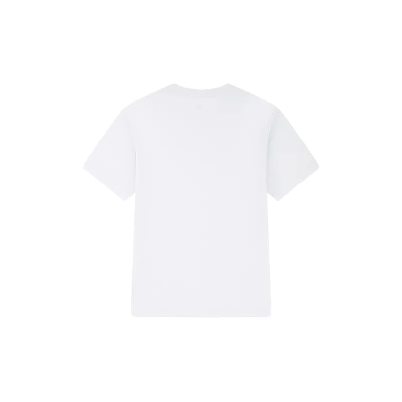 QIAODAN Drop Shoulder Sleeve T Shirt Women's Jordan White-1