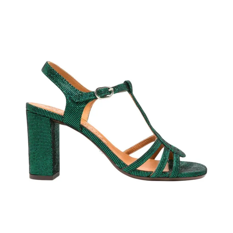 CHIE MIHARA Babi Strap Sandals 7.5cm Women's Green-1